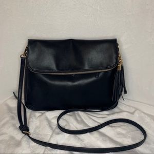 ☁️Sole Society Black Crossbody Faux Leather